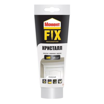 КЛЕЙ МОМЕНТ FIX КРИСТАЛЛ 265 Г