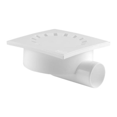 Трап канал.д.50мм угловой 150*150мм белый РТП