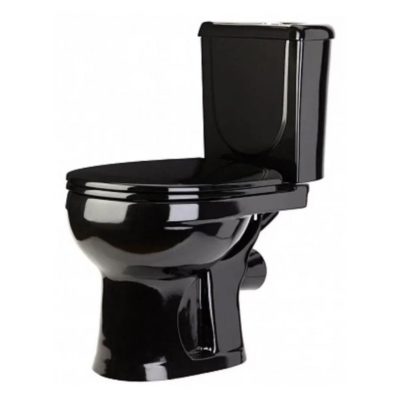 Унитаз-компакт "Ирида" черный (гор. нижн.сид арм