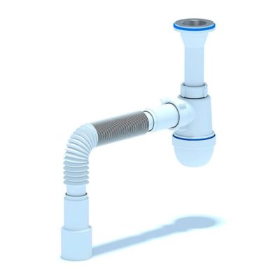 Сифон Ани 11/2*40 с гибкой трубой 40х40 С0105 (35)