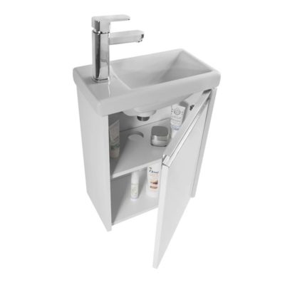 Тумба+умывальник БРИДЖ 40 см подвесная (рак. Сomo 40)