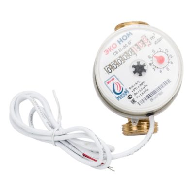 СЧЕТЧИК ВОДЫ "ЭКО НОМ СВ-15-80" С МОНТ.КОМПЛЕКТОМ