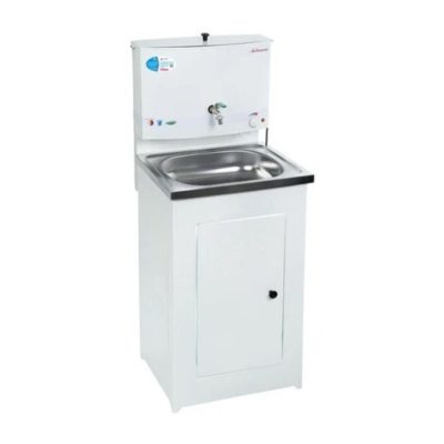 Умывальник АКВАТЕКС бак антикорроз. без ЭВН+нерж. мойка белая