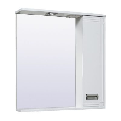 Шкаф зеркальный навесной "Карат 70" правый