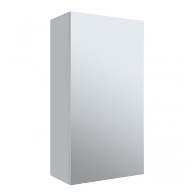 Шкаф навесной "Кредо 40" зеркальный белый