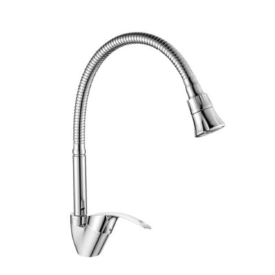 DR71022 СМЕСИТЕЛЬ ДЛЯ КУХНИ ГИБКИЙ ИЗЛИВ "DECOROOM"