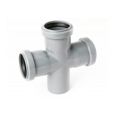 Крестовина канализ одноплоск Д50/50/50х90*