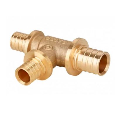 Тройник аксиальный (латунь) 20*20*20