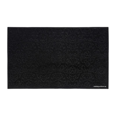Коврик придверный 35*60 черный "Узор" VORTEX