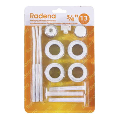 Комплект монтажный д/радиатора 3/4"(13 предм.