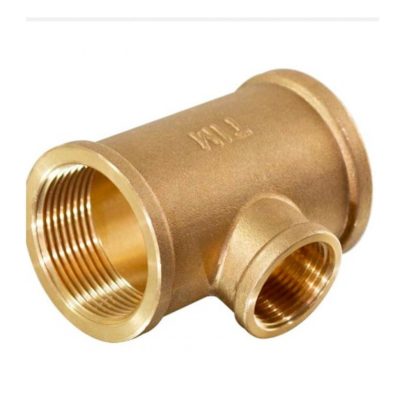 Тройник резьбовой латунный Г-Г-Г