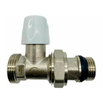 RD202.02F Вентиль радиаторный прямой 1/2"*3/4" (евроконус)
