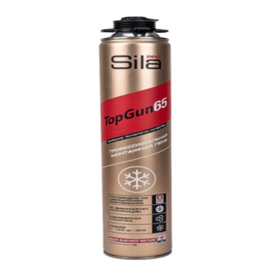 Sila Pro TopGun 65 winter Пена монтажная профф. 875 мл