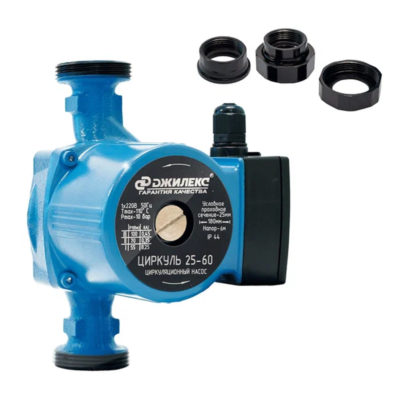 ДЖИЛЕКС НАСОС ЦИРКУЛЯЦИОННЫЙ "ЦИРКУЛЬ 25/60" 50/75/105 ВТ (НАПОР 6