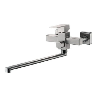 MN22803 Смеситель для ванны с длин.изливом сатин