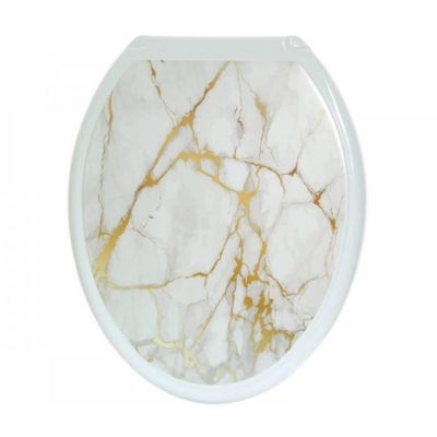 Сидение для унитаза МРАМОР с декором