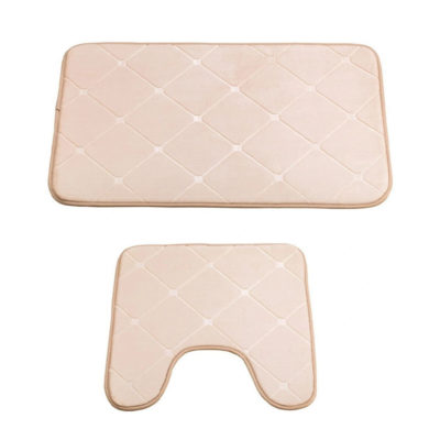 НАБОР КОВРИКОВ ДЛЯ ВАННОЙ 45*70+45*45 СМ