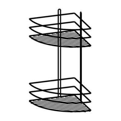Полка угловая 2-ярусная овал в ассорт