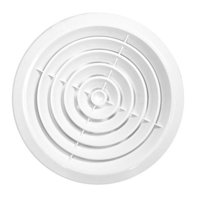 Диффузор вентиляц. пластик Д100 мм с фланцем Д145 мм 145/100КФ