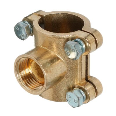 Седелка-врезка 3/4 латунь