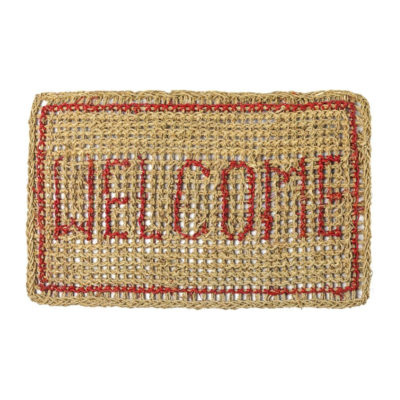 Циновка 35*60 см прямоугольная "Welcome"