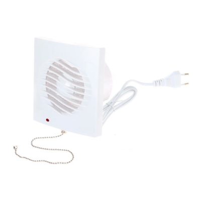 Вентилятор настенный с выключ д.125 18Вт расход 240м3/ч Виенто 120СВ