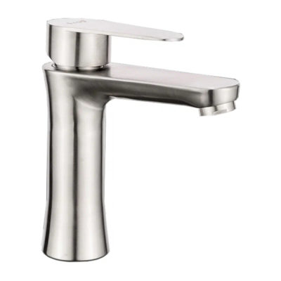 F1048 Смеситель д/умывальника монолитный FRAP сатин