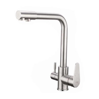 F4348 Смеситель д/кухни подключ. к фильтру питьев. воды FRAP сатин