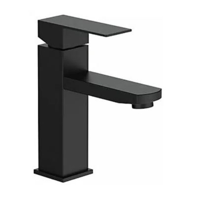 F10802-6 Смеситель д/умывальника монолитный FRAP черный