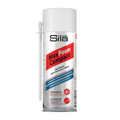 SILA HOME MAX FOAM COMPACT Пена монтажная бытовая всесезонная 400 мл