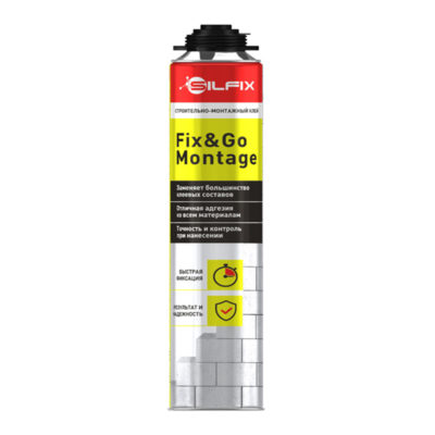 SILFIX Fix&GO Montage Клей-пена строительно-монтажная 750 мл