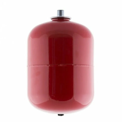 Бак расширительный красный 35 л с металлическим фланцем (1")