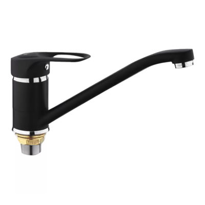 F4928-11 Смеситель для кухни Frap черный