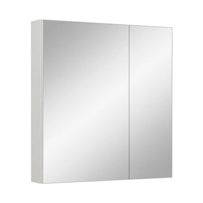 Шкаф зеркальный навесной "Лада 60" (белый)