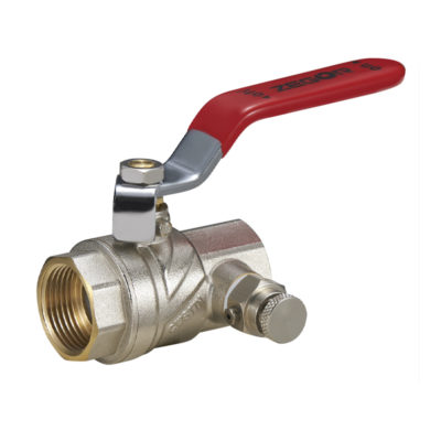 FS13 Кран шаровый 1" г/г полнопроходной с дренажем