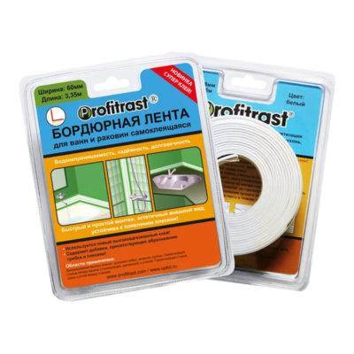Лента-бордюр д/ ванн Profitrast 30*30 60*3