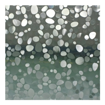 Штора для ванной 3D эффектом Галька 180*180 см