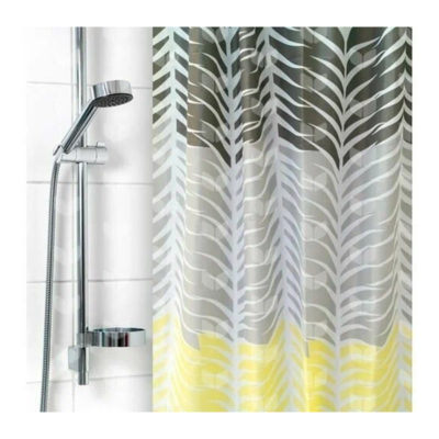 Штора для ванной 180*180 см полиэстр Пальмовые листья
