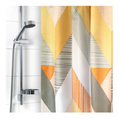 Штора для ванной 180*180 см полиэстр Лоскутная мозаика