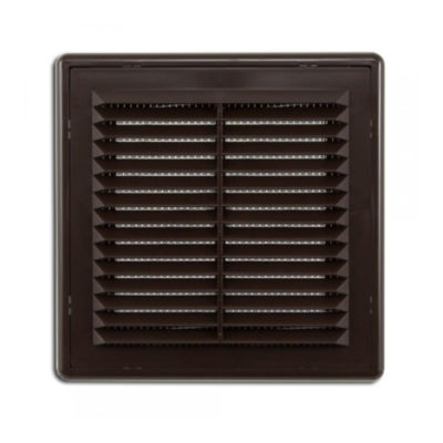 Решетка вентиляционная 150*150  коричневая