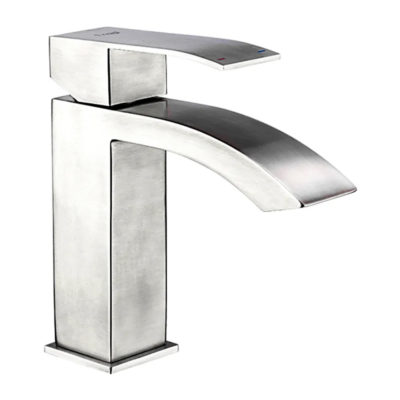 F10803 Смеситель д/умывальника монолитный