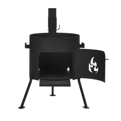 Печь под казан с дверцей 16л