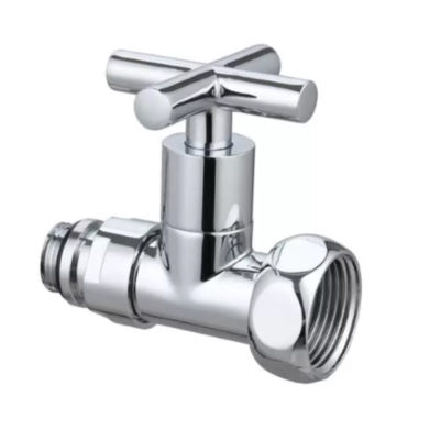 Кран для полотенцесушителя 1"*1/2" г-ш хром(1 шт.)