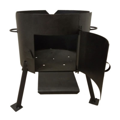 Печь под казан с дверцей 8-10л