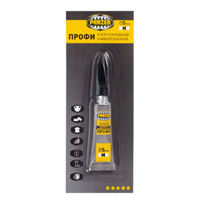 Клей секундный ПРОФИ универсальный 3 г PANZER
