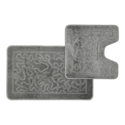 НАБОР КОВРИКОВ ДЛЯ ВАННОЙ 50*85 СМ В АССОРТИМЕНТЕ