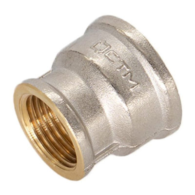 Муфта переходная 1 1/2"*3/4" г/г латунь