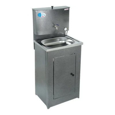 Умывальник АКВАТЕКС бак антикор. С ЭВН + нерж. мойка серебро