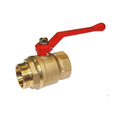 Кран шаровой 2" г/г (длинный рычаг) латунь