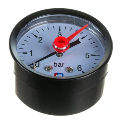 Манометр аксиальный  0-6 бар G-1/4" 40 мм металл